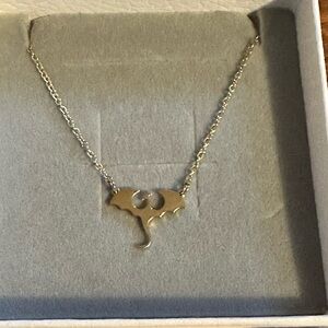 Gold Plated Stainless Steel Dragon Necklace